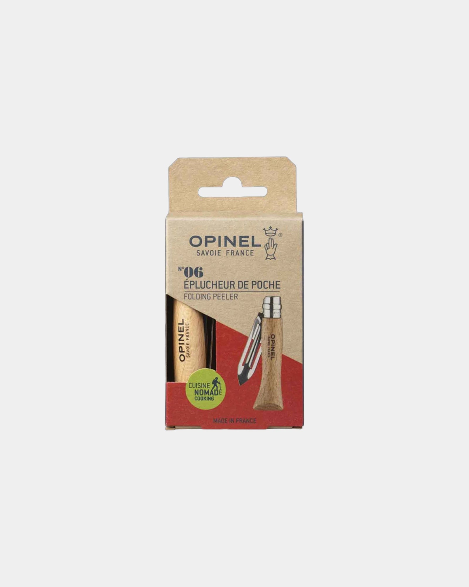 Obieraczka ze stali nierdzewnej Opinel N°06 z nadrukiem - 3
