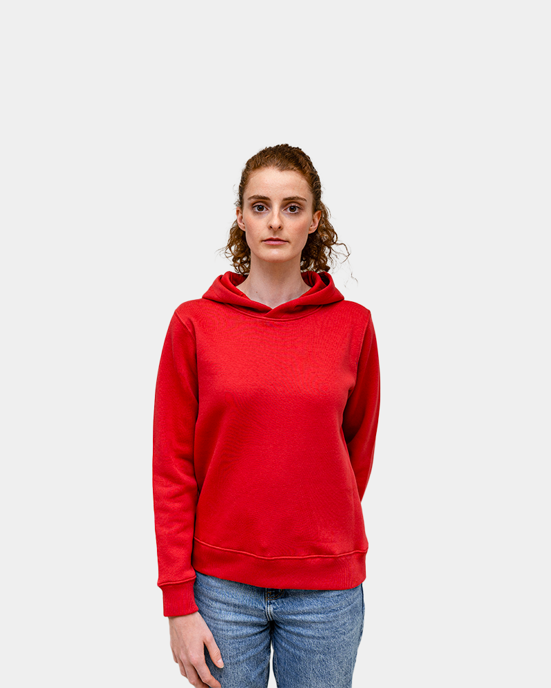 Damska bluza z kapturem Made in France z logo - 4