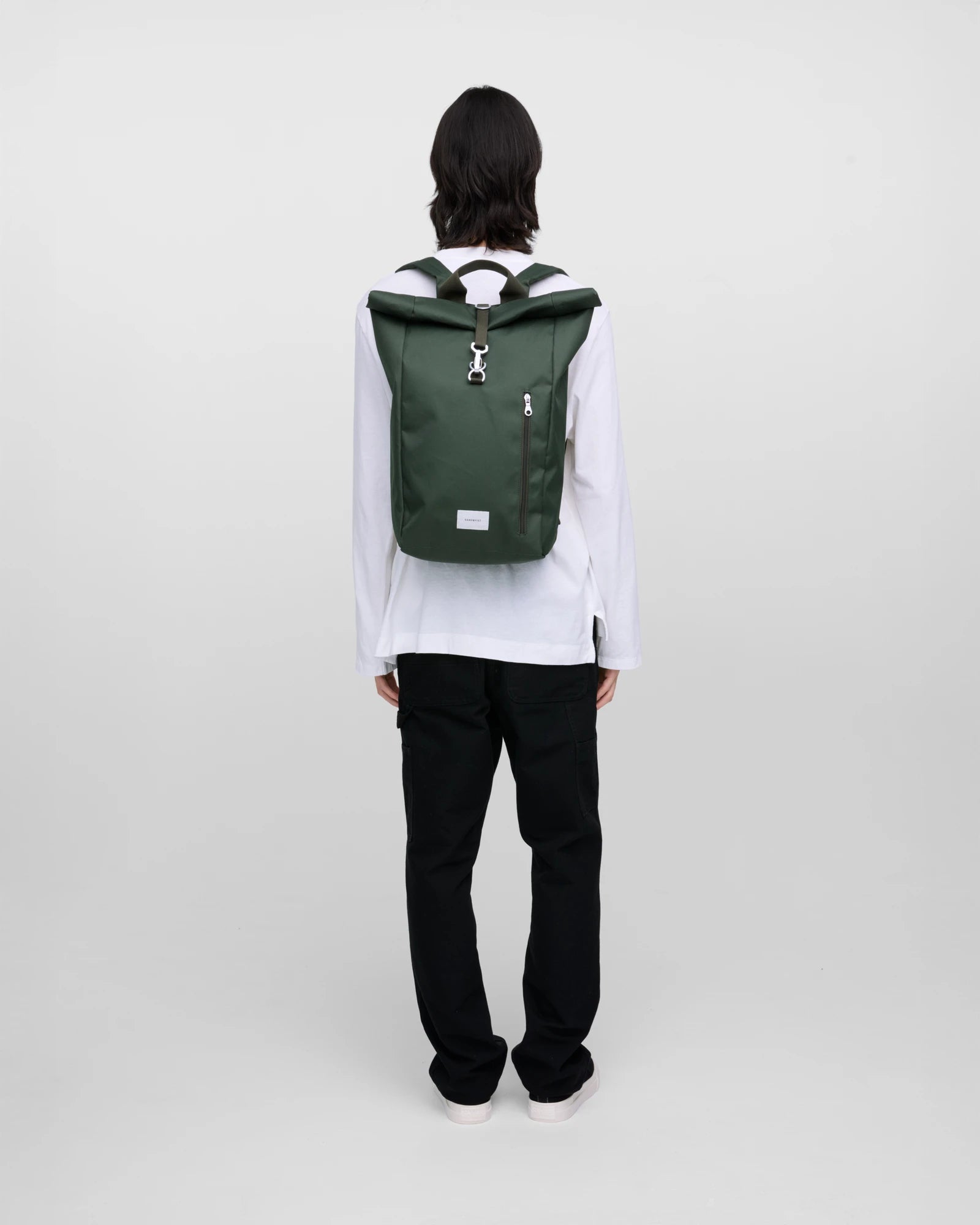 Plecak z recyklingu Sandqvist Ground Rolltop 19L z nadrukiem - 5