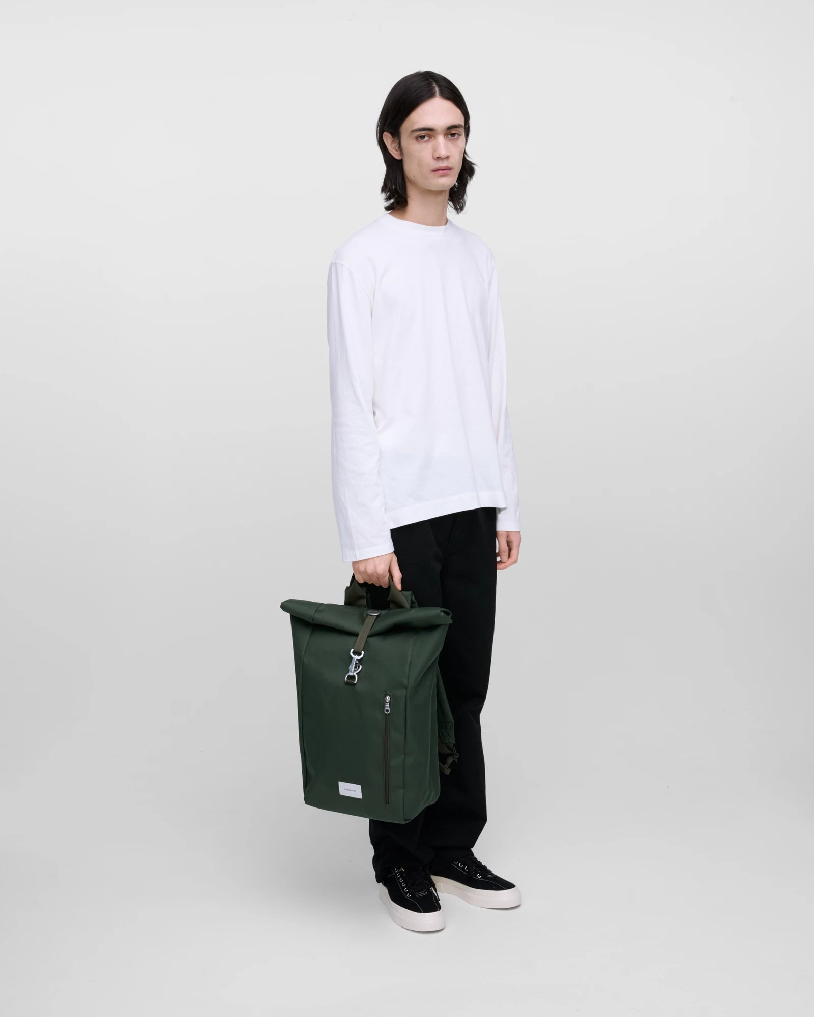 Plecak z recyklingu Sandqvist Ground Rolltop 19L z nadrukiem - 7