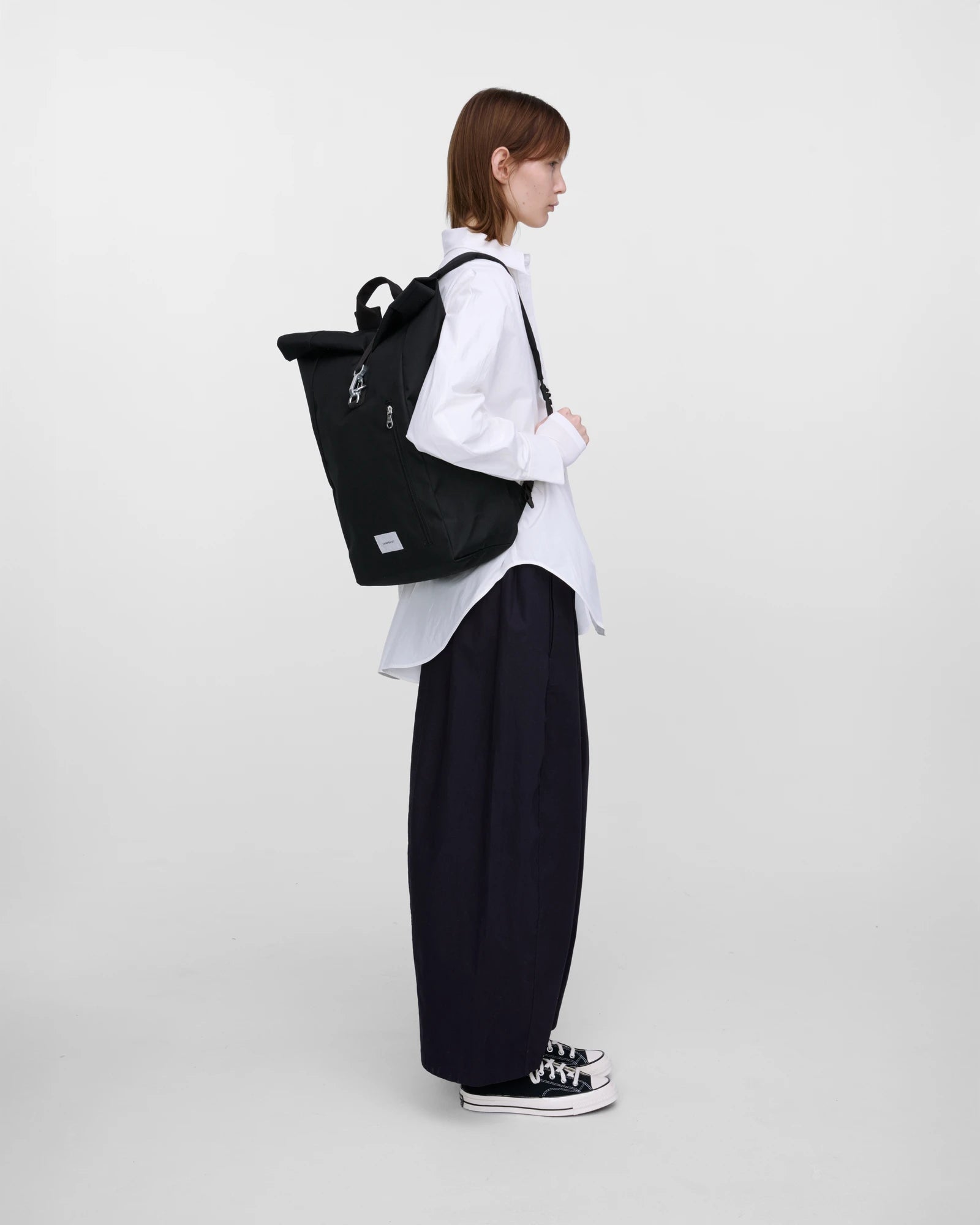 Plecak z recyklingu Sandqvist Ground Rolltop 19L z nadrukiem - 16