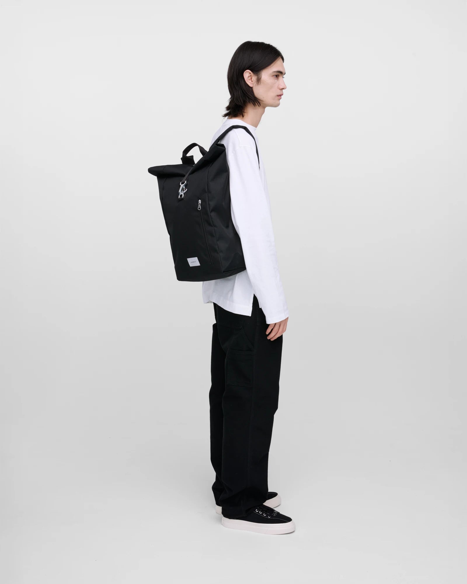 Plecak z recyklingu Sandqvist Ground Rolltop 19L z nadrukiem - 13