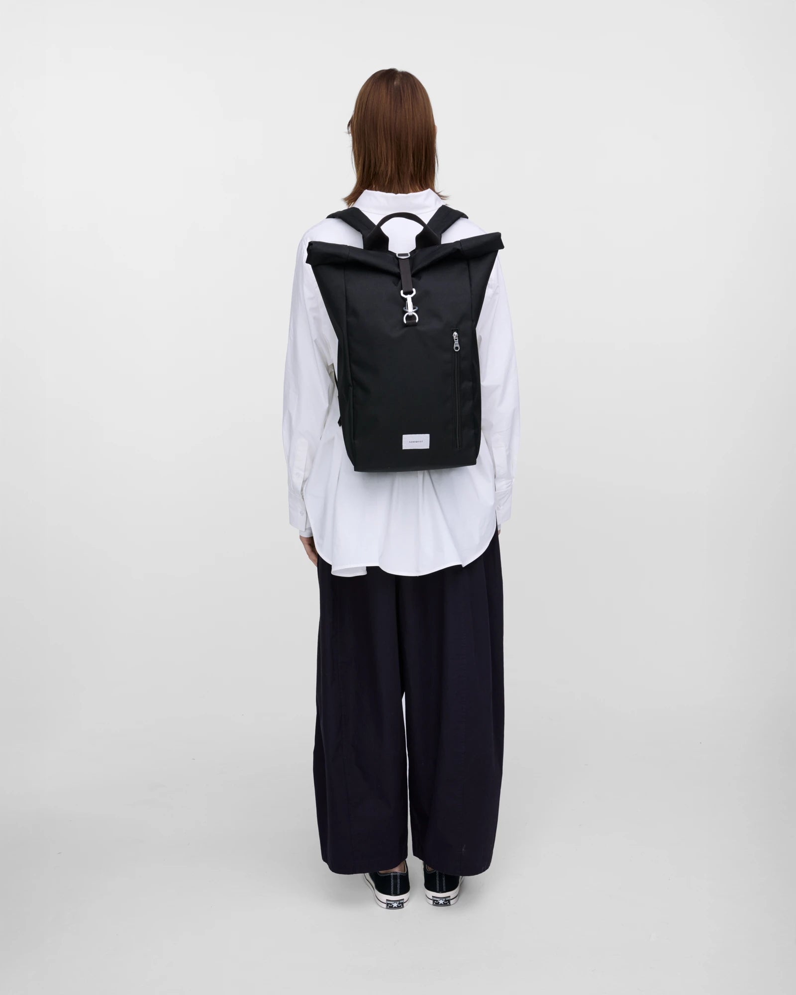Plecak z recyklingu Sandqvist Ground Rolltop 19L z nadrukiem - 18