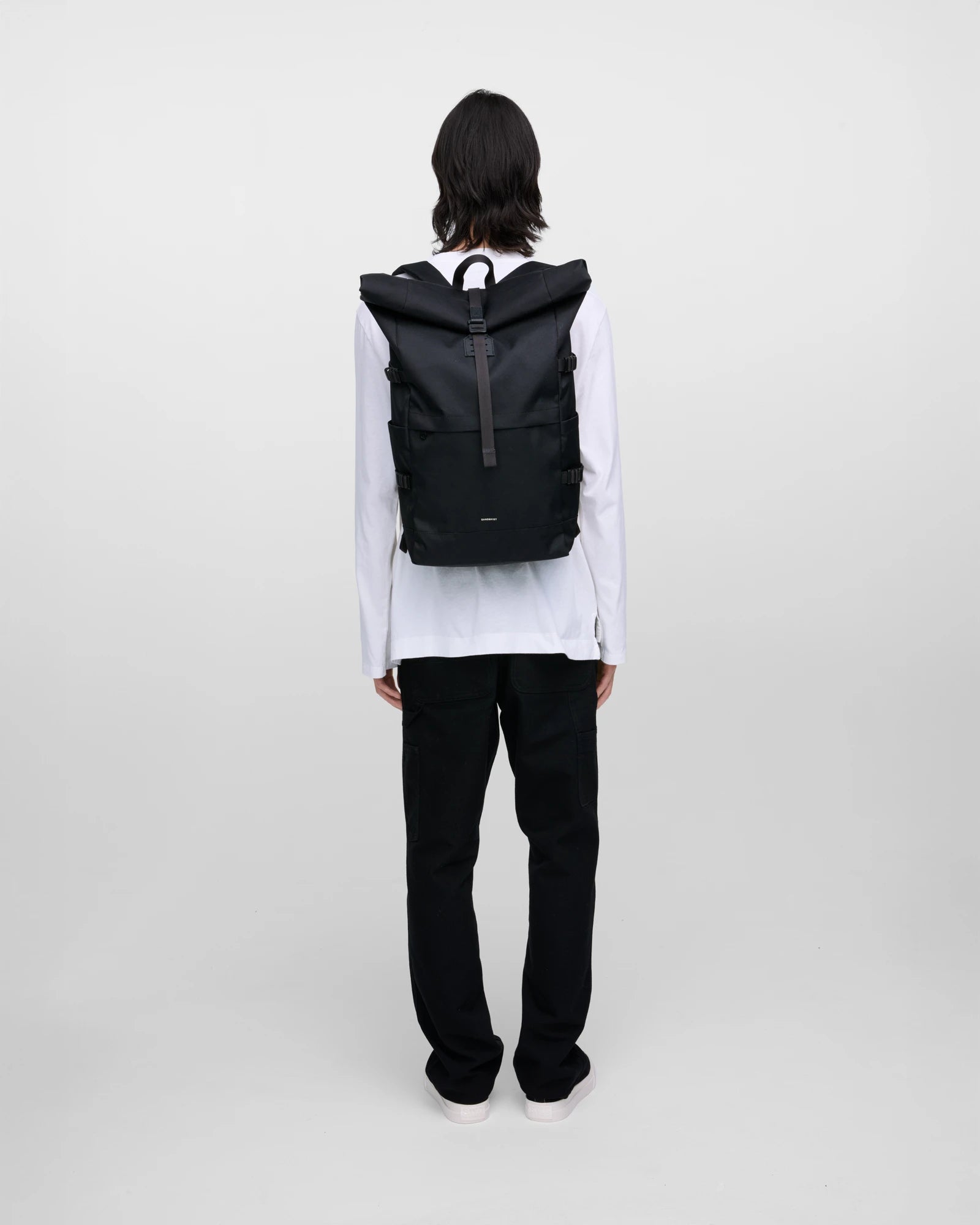Plecak z recyklingu Sandqvist Icon Rolltop 26L z nadrukiem - 18