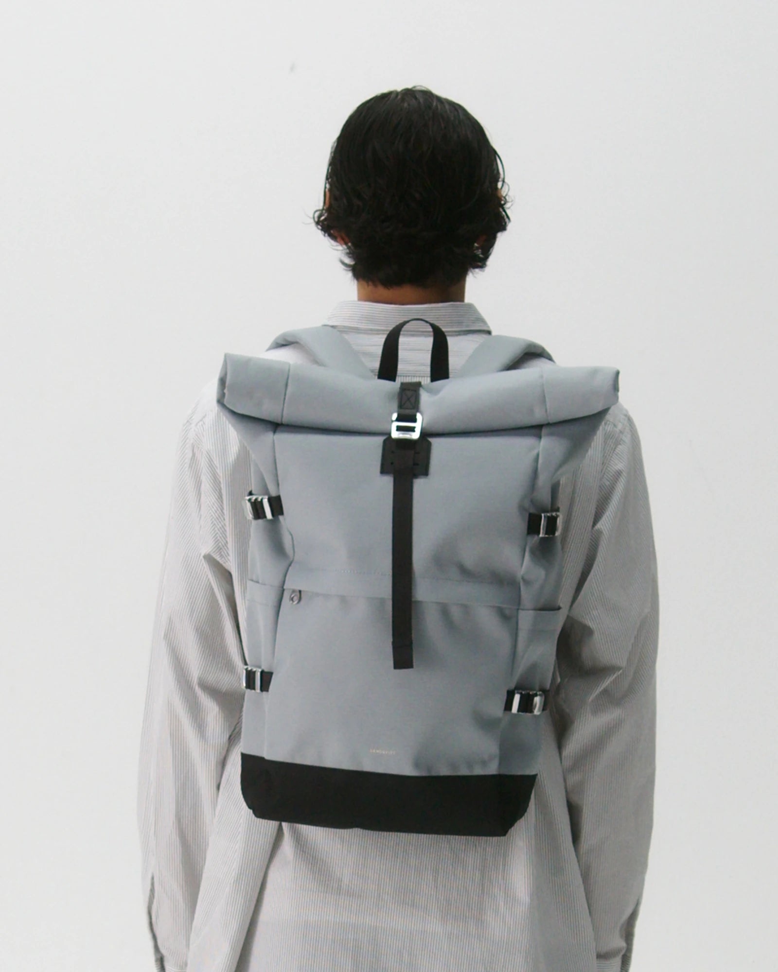 Plecak z recyklingu Sandqvist Icon Rolltop 26L z nadrukiem - 4