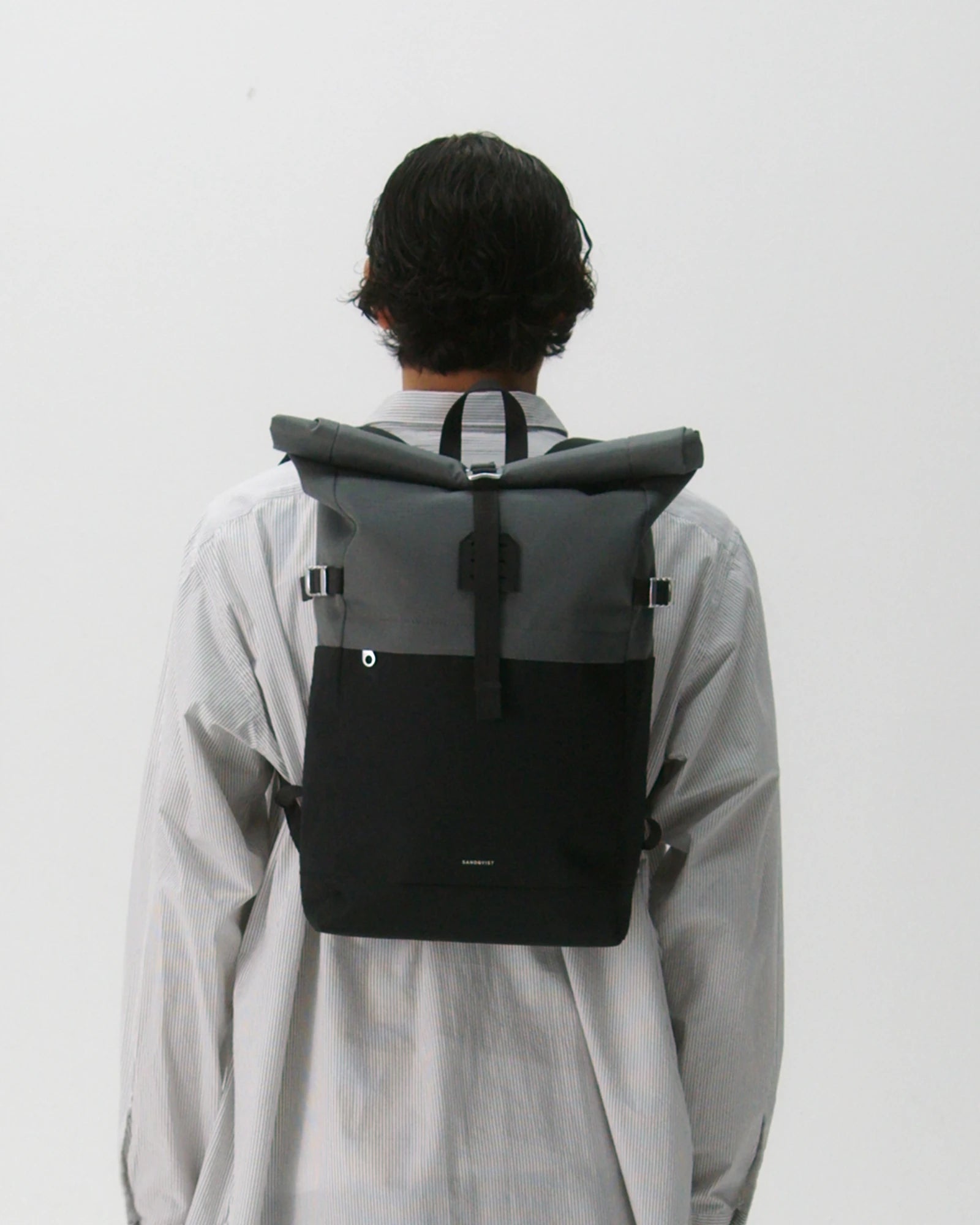 Sac à dos recyclé Sandqvist Icon Rolltop 23L à personnaliser - 4