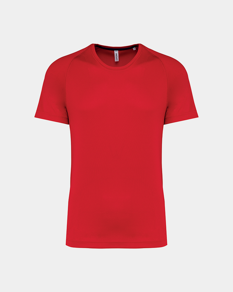 Męski sportowy T-shirt w 100% z recyklingu z nadrukiem - 7