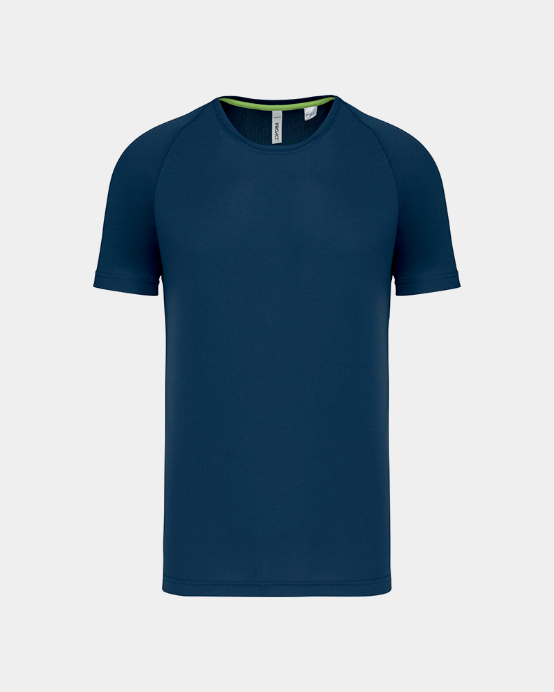 Męski sportowy T-shirt w 100% z recyklingu z nadrukiem - 8