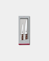 Zestaw noży Victorinox z drewna klonowego 2 szt. z grawerem - Modyfikowane drewno klonowe