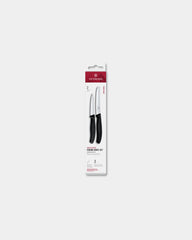 Zestaw noży kuchennych Victorinox 11 cm z grawerem - Czarny