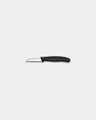 Nóż kuchenny ze stali nierdzewnej Victorinox 6 cm z grawerem - Czarny
