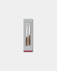 Noże do steków Victorinox z drewna orzechowego 12 cm z grawerem - Drewno orzechowe