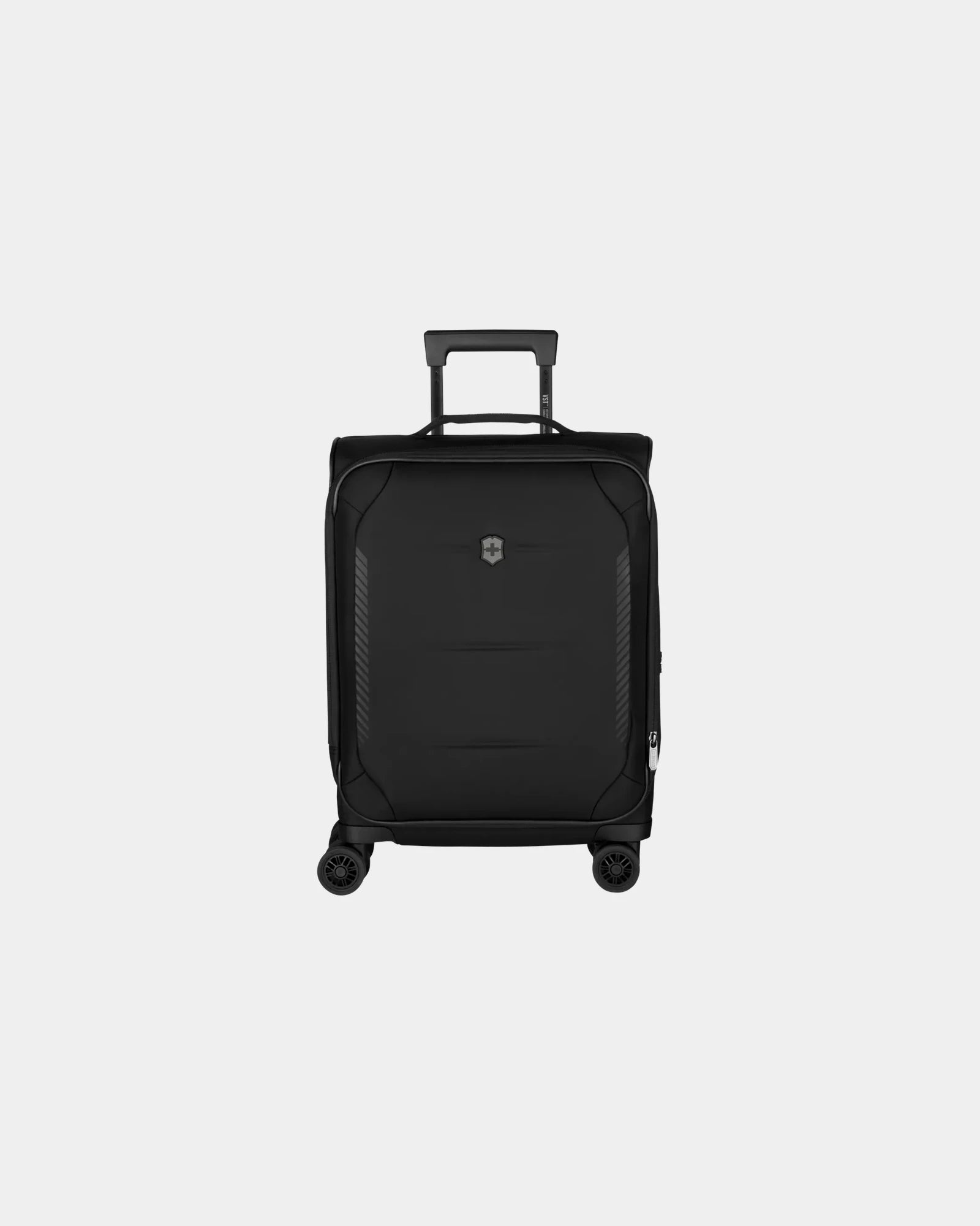 Walizka kabinowa z poliestru Victorinox Crosslight z nadrukiem - Czarny