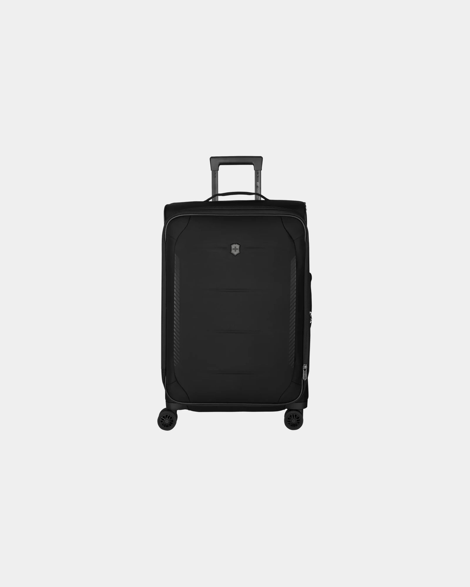 Walizka miękka z recyklingu Victorinox Crosslight 74L z nadrukiem - Czarny