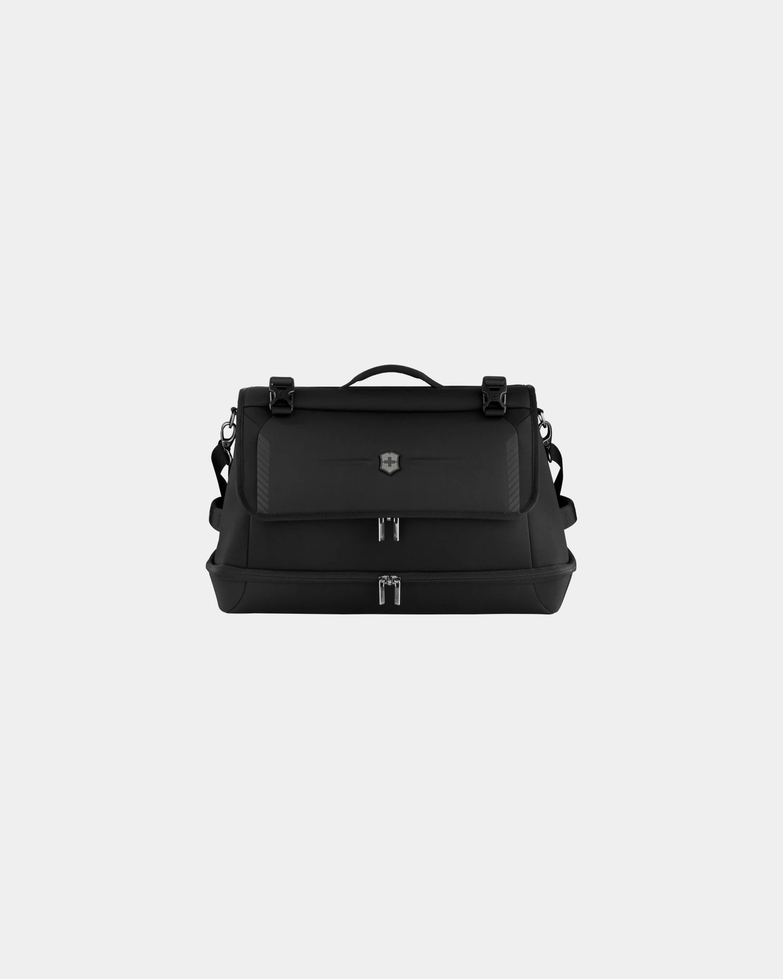 Torba podróżna Victorinox Crosslight z poliestru z recyklingu z nadrukiem - Czarny