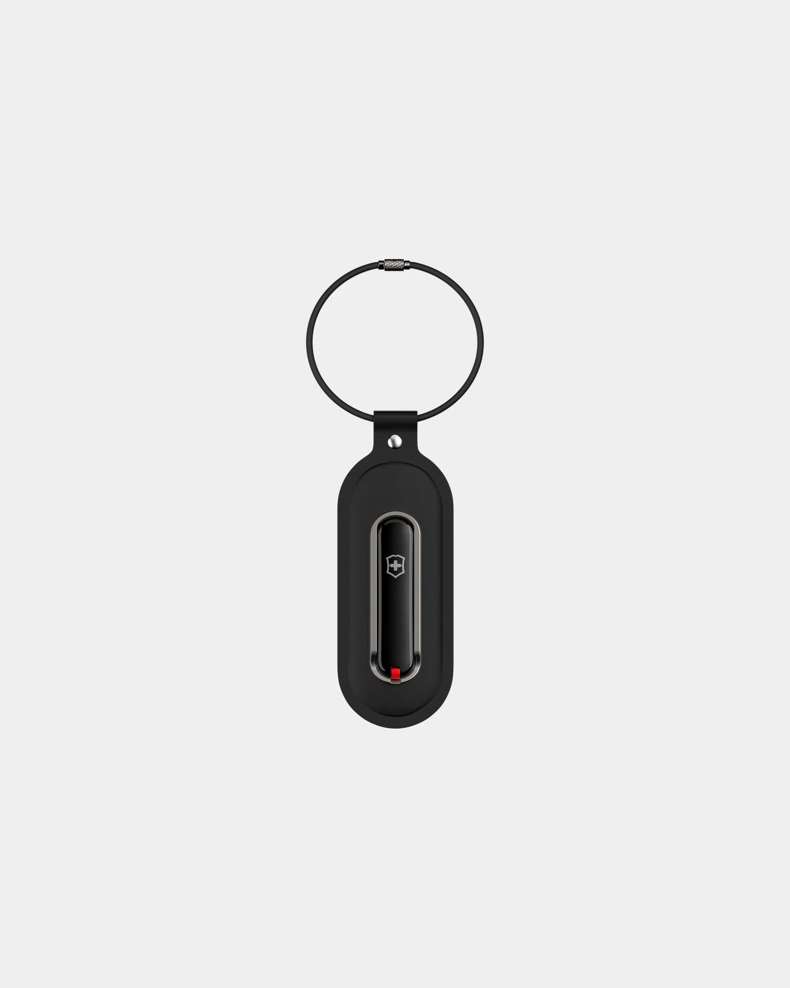 Czarna zawieszka na bagaż Victorinox Travel Essentials z nadrukiem - Czarny