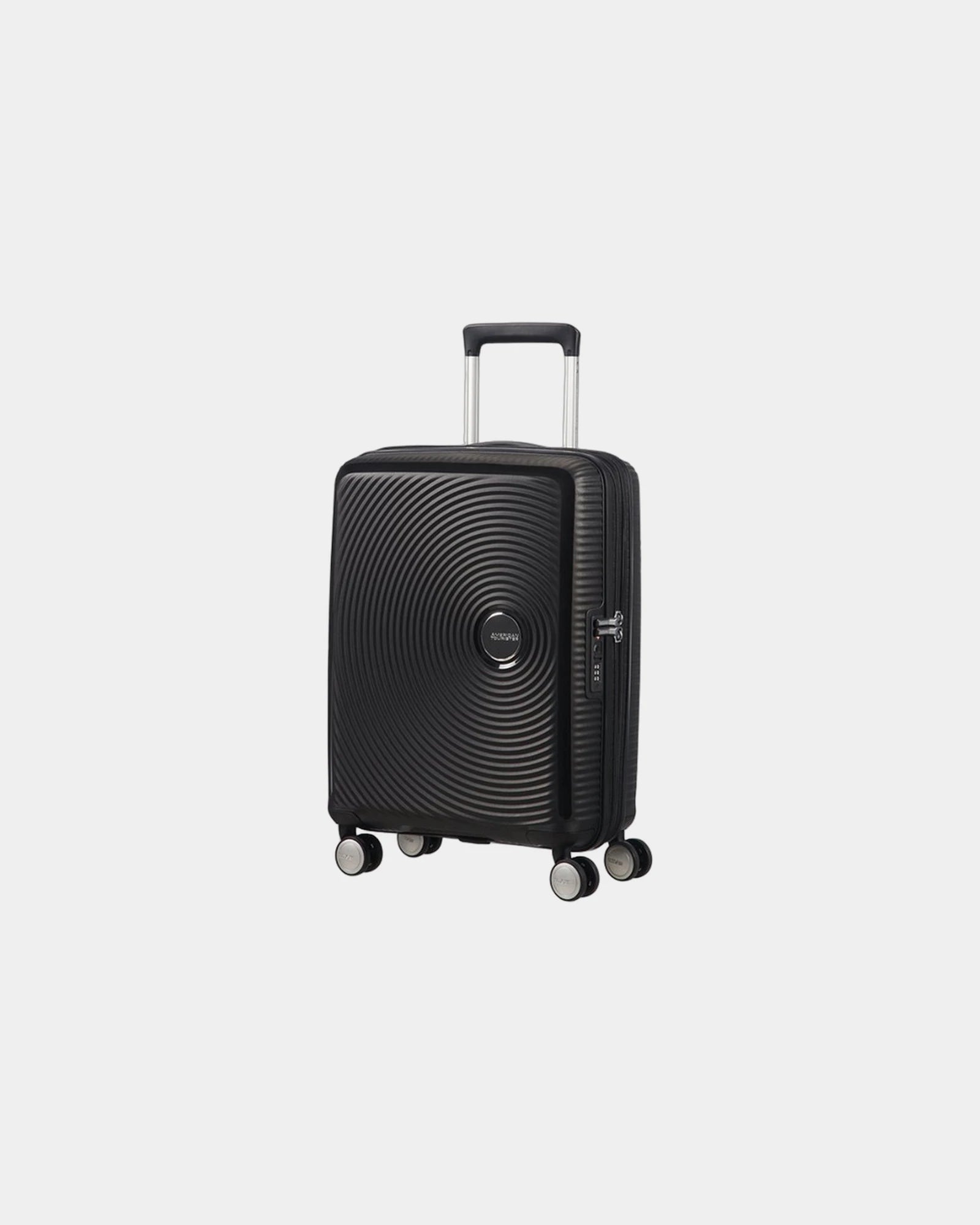 Walizka 67 cm z polipropylenu American Tourister SoundBox z nadrukiem - Czarny