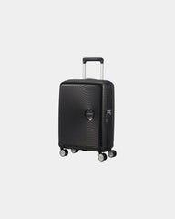 Walizka 67 cm z polipropylenu American Tourister SoundBox z nadrukiem - Czarny