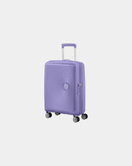 Walizka 67 cm z polipropylenu American Tourister SoundBox z nadrukiem - Lila