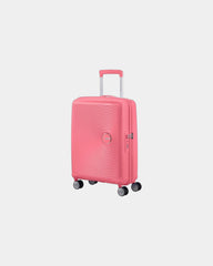 Walizka 67 cm z polipropylenu American Tourister SoundBox z nadrukiem - Różowy