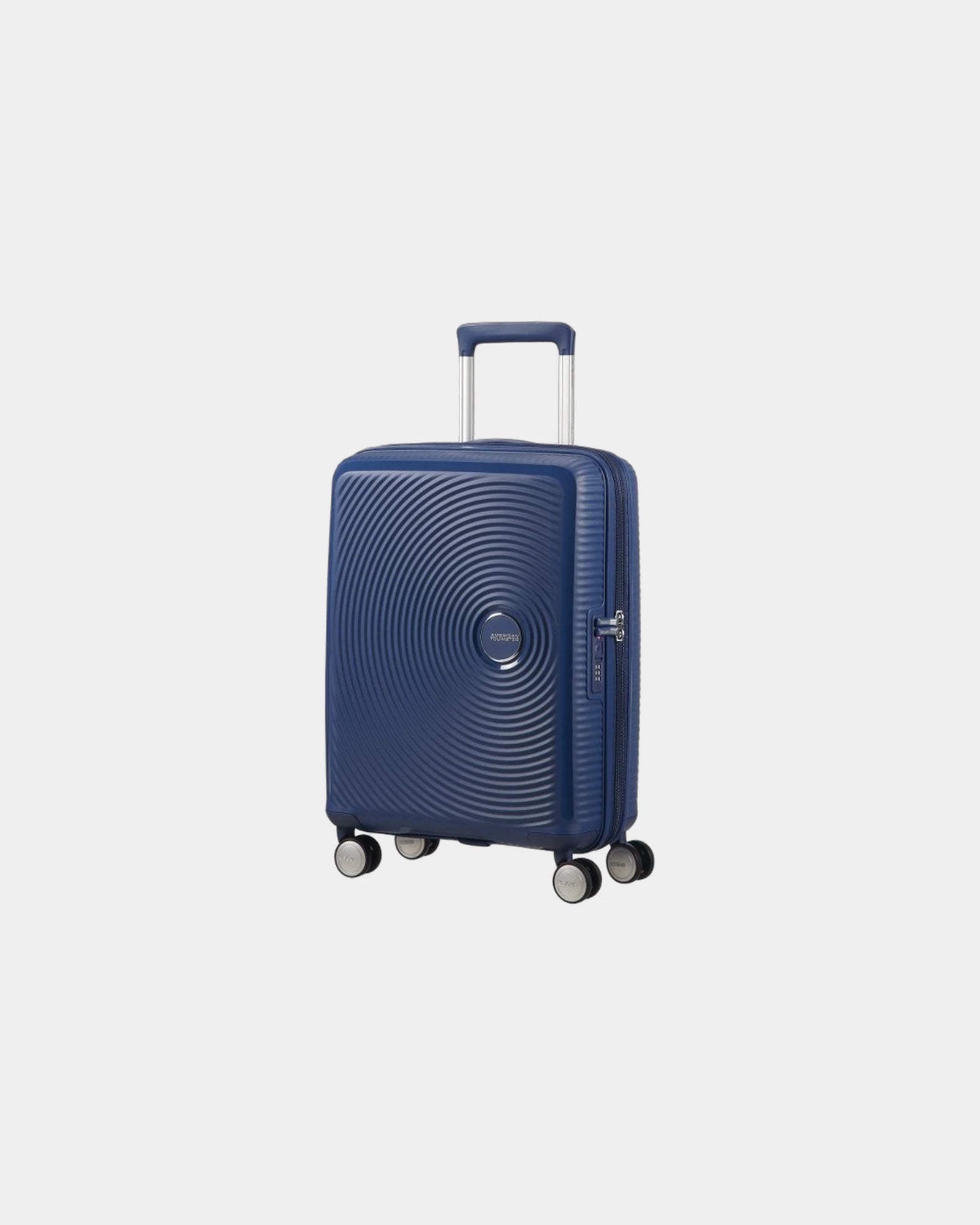 Walizka 67 cm z polipropylenu American Tourister SoundBox z nadrukiem - Ciemnoniebieski