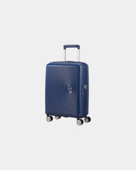 Walizka 67 cm z polipropylenu American Tourister SoundBox z nadrukiem - Ciemnoniebieski