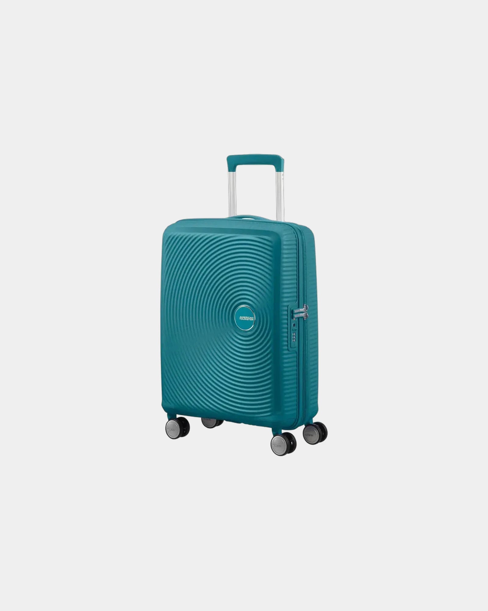 Walizka 67 cm z polipropylenu American Tourister SoundBox z nadrukiem - Niebieski naftowy