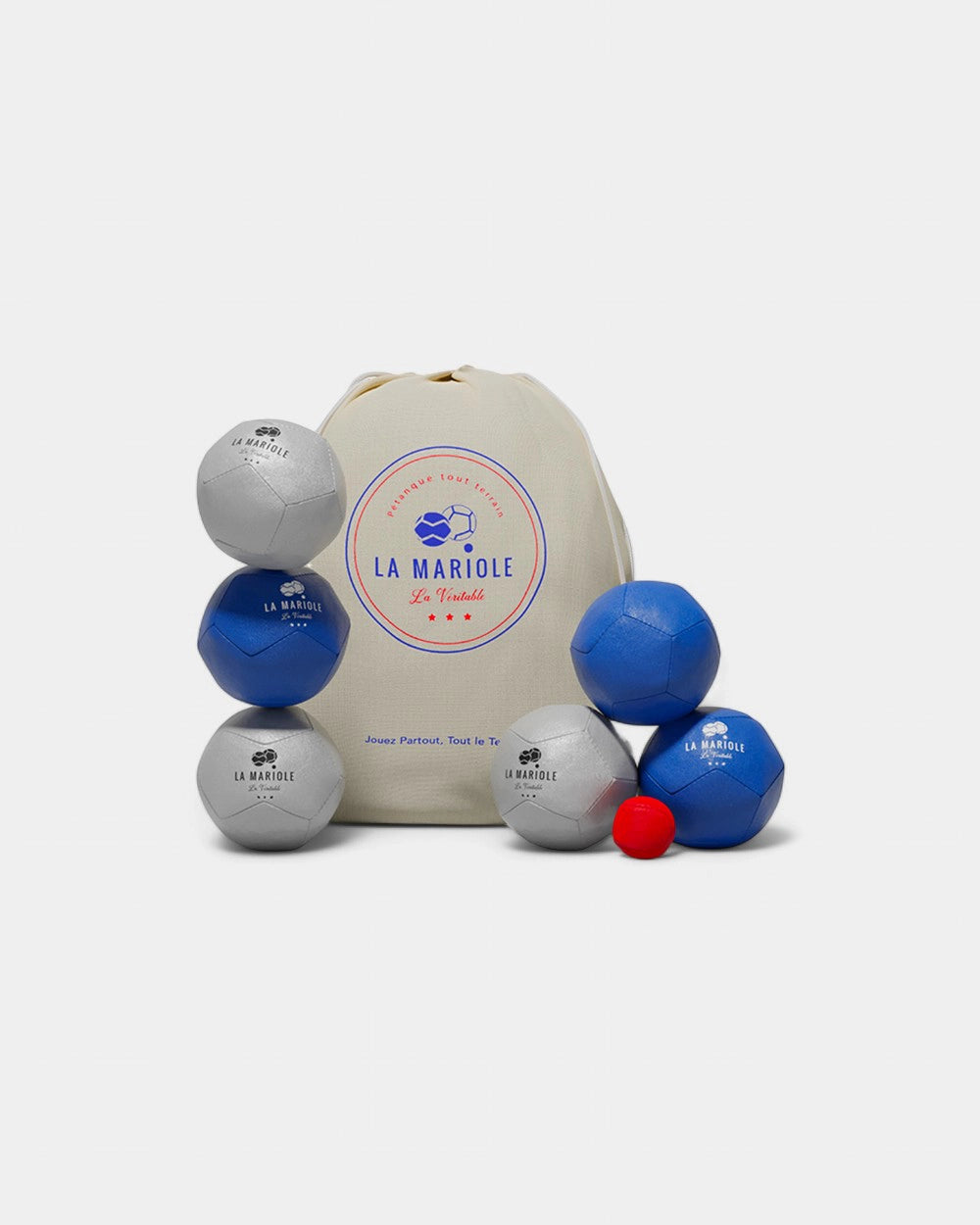 Gra w pétanque do domu z logo - 5