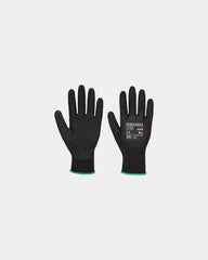 Rękawica nitrylowa piaskowana Dermi-Grip NPR15 z nadrukiem - Khaki