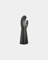 Rękawica gumowa ciężka 44 cm 1,1 mm z nadrukiem - Czarny-błękitny