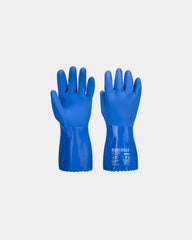 Rękawica chemiczna Marine Chimie PVC Ultra z nadrukiem - Niebieski