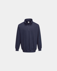 Bluza ze stójką i suwakiem 1/4 Sorrento z nadrukiem - Granatowy