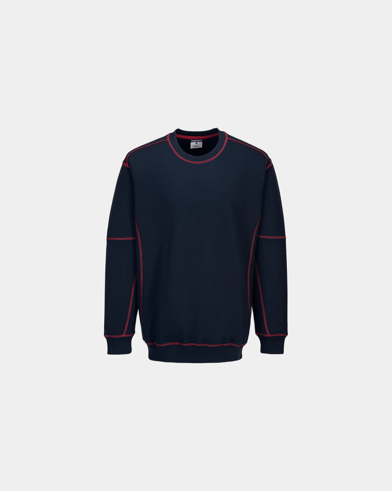 Bluza dwukolorowa z 65% poliestru z nadrukiem - Pomarańczowy