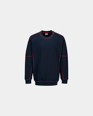 Bluza dwukolorowa z 65% poliestru z nadrukiem - Pomarańczowy