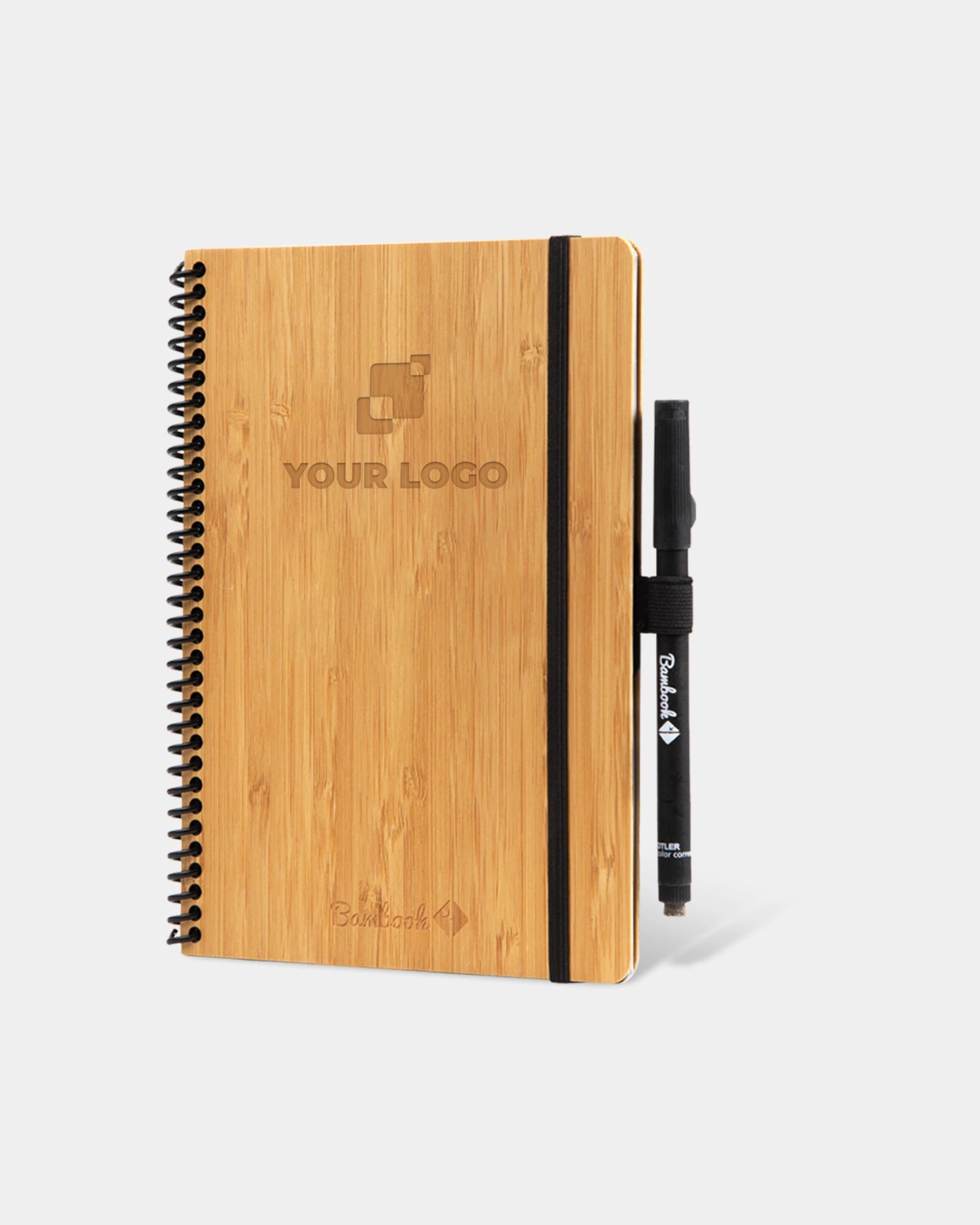 Cahier bambou massif Bambook Classic A4 à personnaliser - Bambou Naturel