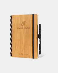 Notes Bambook Classic z bambusa A6 z grawerem - Naturalny bambus