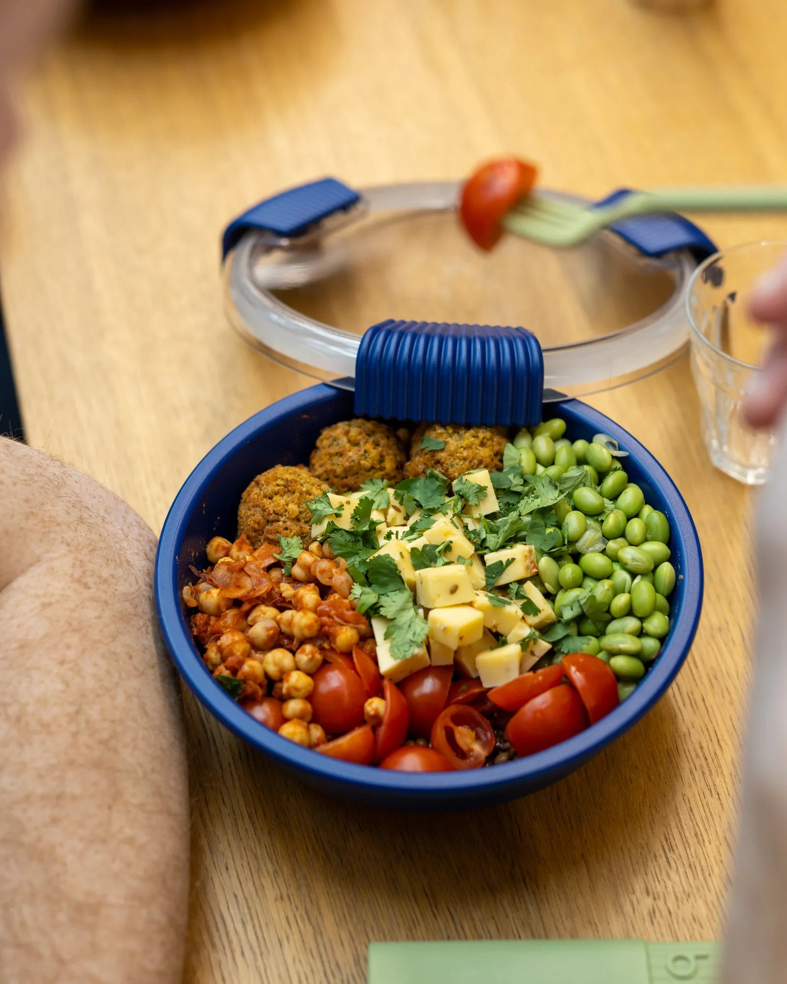Lunch box z polimeru biopochodnego BINI z nadrukiem - 7