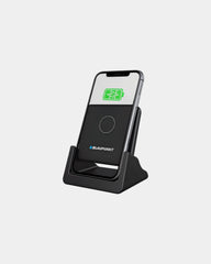 Podstawka pod telefon indukcyjna Blaupunkt czarna z nadrukiem - Czarny