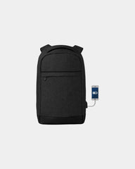 Plecak z portem USB 12L Blaupunkt z nadrukiem - Czarny
