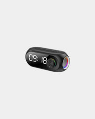 Budzik LED z głośnikiem Bluetooth Blaupunkt 5W z nadrukiem - Czarny
