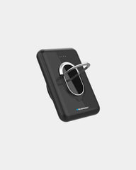 Powerbank indukcyjny z magnesem Blaupunkt z nadrukiem - Czarny