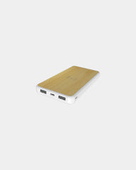 Powerbank indukcyjny 8000 mAh Blaupunkt z nadrukiem - Drewno