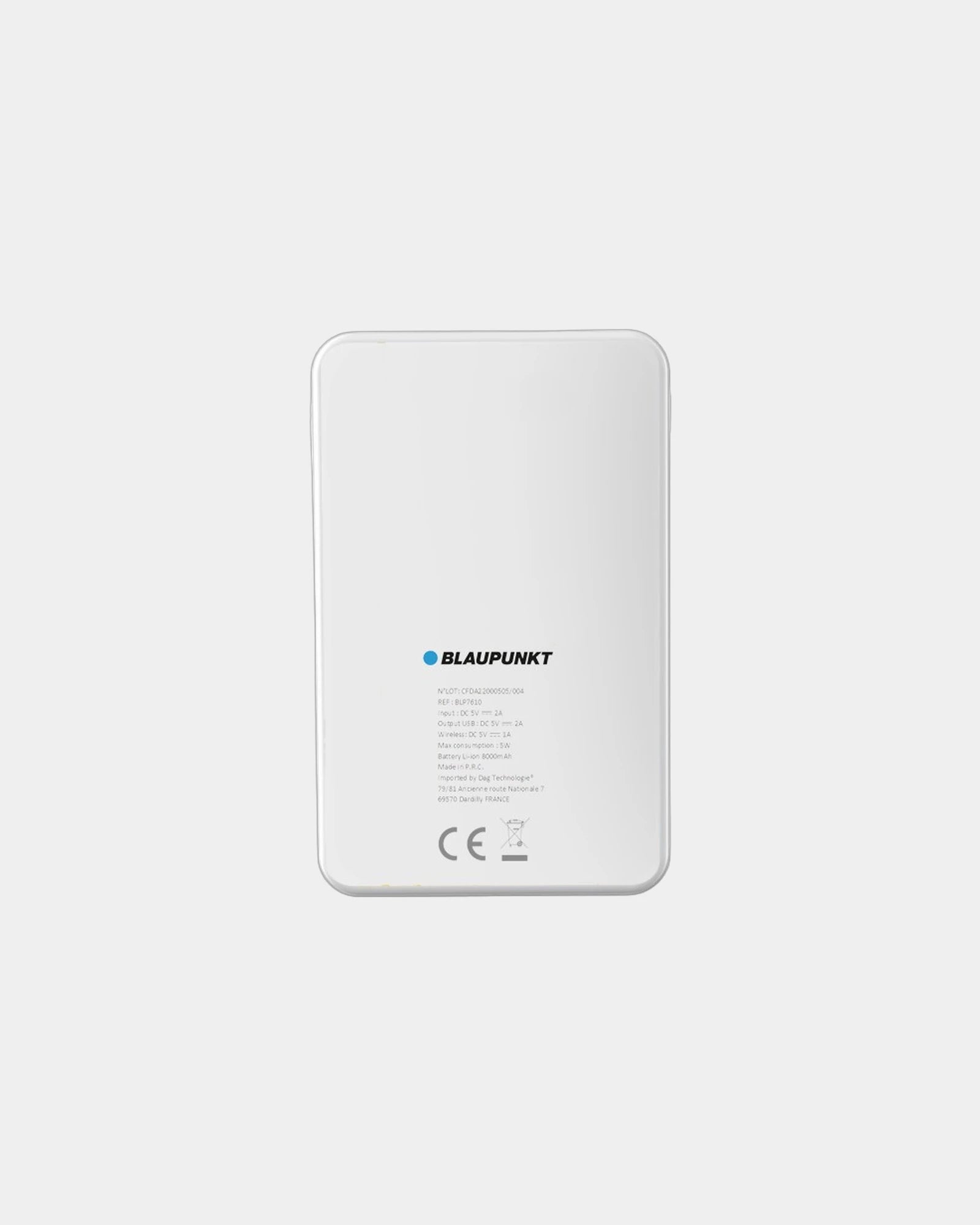 Powerbank 5000 mAh Blaupunkt z bambusową obudową z nadrukiem - 4