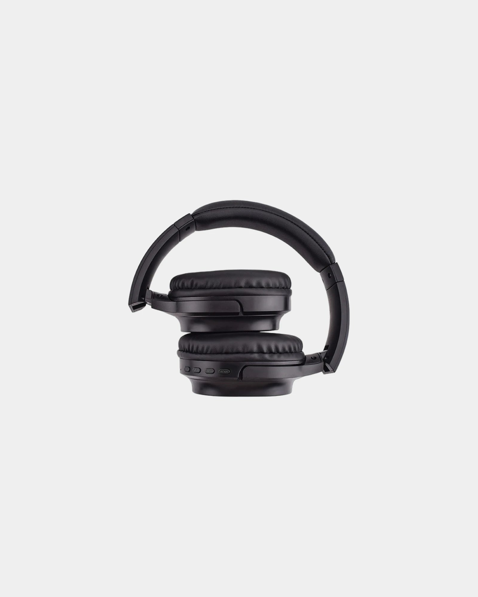 Słuchawki Bluetooth z plastiku z recyklingu i bambusa z nadrukiem - 3