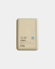Powerbank z RPET i konopi organicznych 5000 mAh Bluetech z nadrukiem - 4