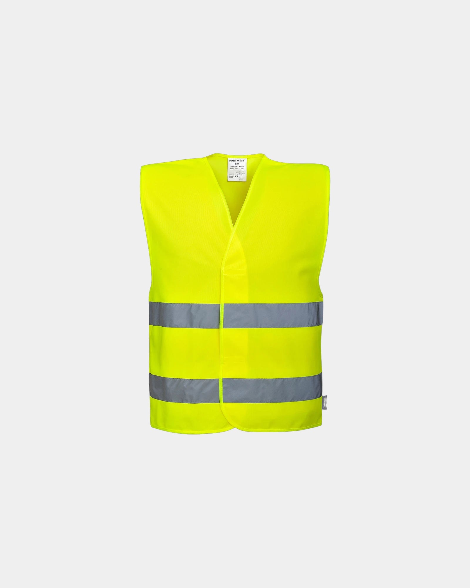 Kamizelka ostrzegawcza Hi-Vis przewiewna z nadrukiem - Żółty