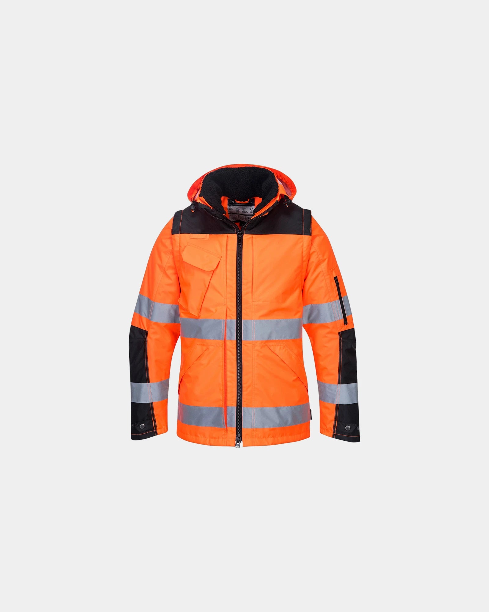 Kurtka 3w1 Pro Hi-Vis z nadrukiem - Pomarańczowy