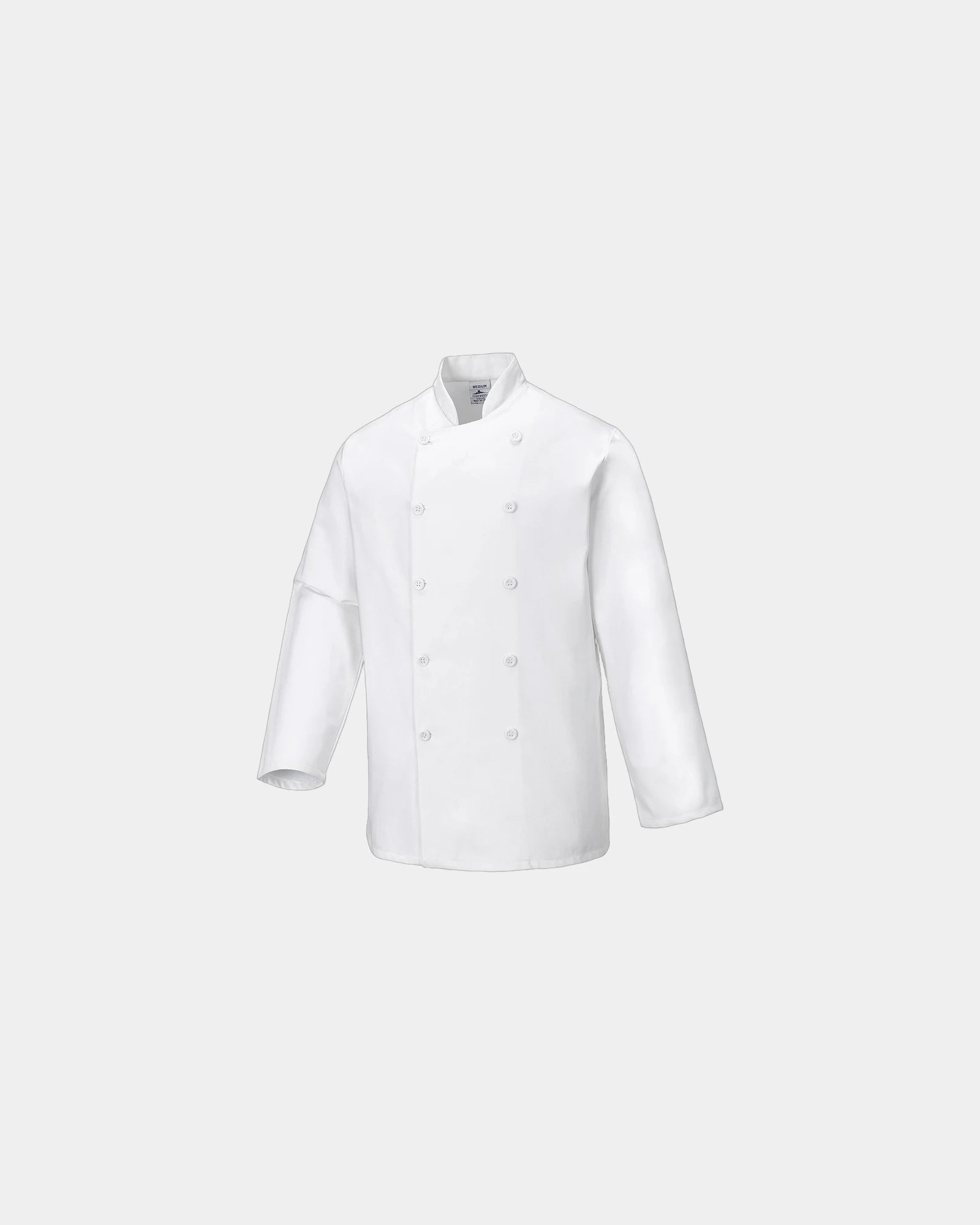 Bluza kucharska Sussex z bawełny 100% z nadrukiem - Biały
