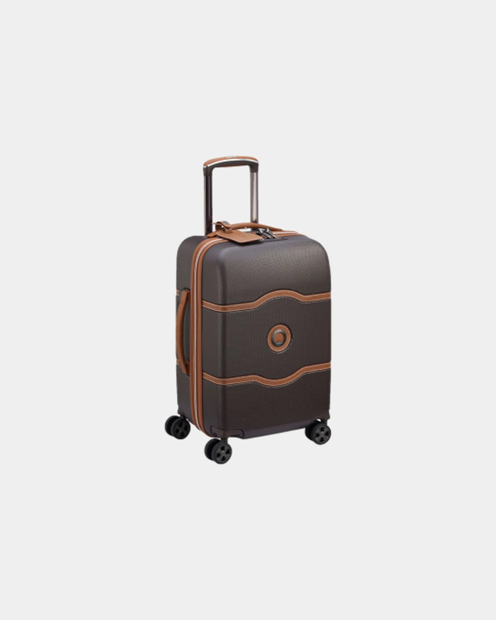 Walizka kabinowa Delsey Chatelet Air 2.0 55 cm z nadrukiem - Brązowy