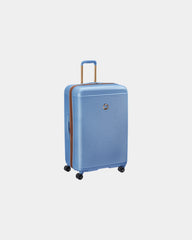 Walizka trolley rozszerzana Delsey Freestyle 82 cm z nadrukiem - Błękitny